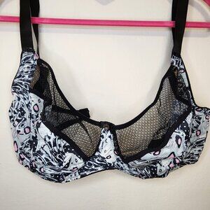 BUNDLE OF 2 BRAS - Freya 32G - Nova & Sweet Illusion Black Plunge Underwire Bra